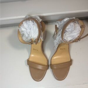 Christian Louboutin Tan Sandals